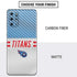 NFL Tennessee Titans White Striped Galaxy S20 Plus Skin